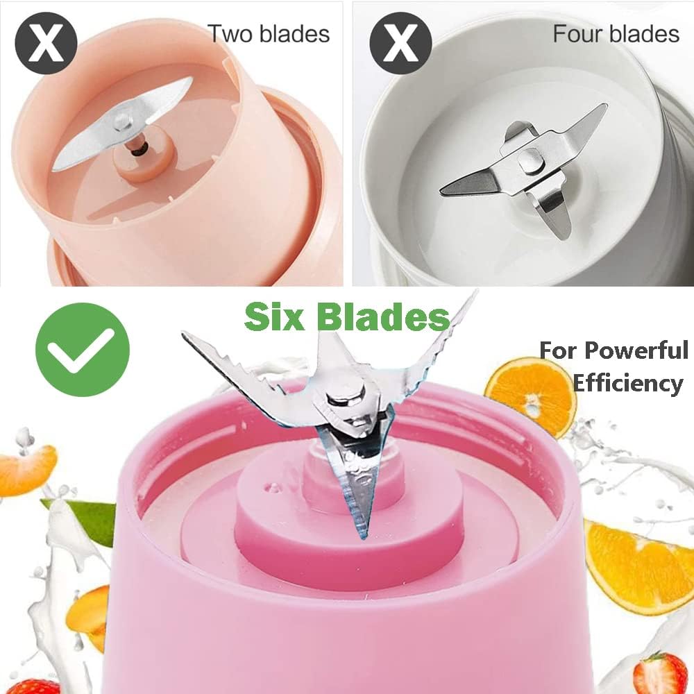 Portable USB Rechargeable Mini Juicer Blender – Wireless Smoothie Maker