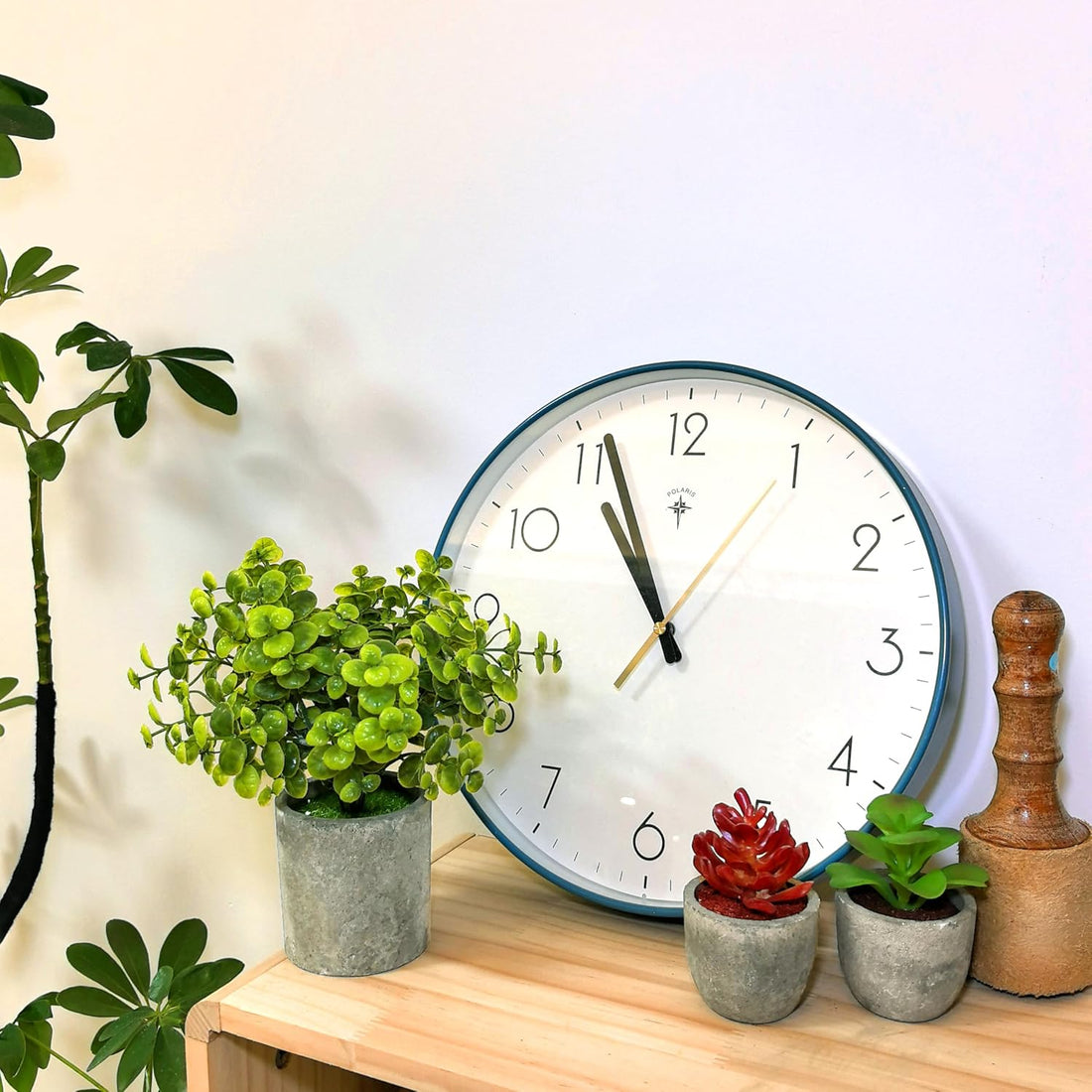 Jobary Lifelike Artificial Plants Indoors Set of 4 Mini Fake Plants Potted Eucalyptus, Rosemary & Succulents Elegant Faux Plants for Home