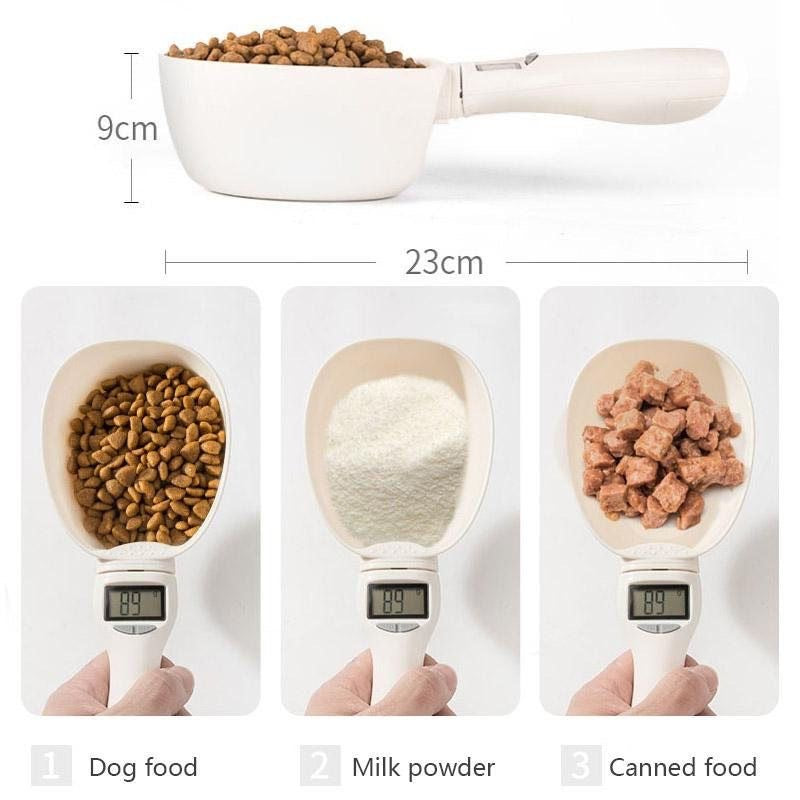 Precision Electronic Scale Food Spoon Scale Weighing Tool Dog Cat Feeding Food Measuring Spoon Digital Display Kitchen Scale